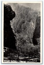 c1940's Lovers Leap Natural Tunnel Virginia VA Cline RPPC Photo Vintage Postcard picture