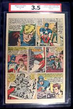 The Avengers #4 CPA 3.5 SINGLE PAGE #11 1st Silver Age App. of Captain America picture