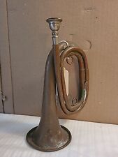 Vintage Pre WWI Military Bugle Trench Horn picture