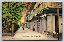 New Orleans Louisiana LA Pirate's Alley Vintage Postcard View Unused picture