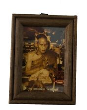 Frame Photo Luang Phor Nuang Monk Buddhist Famous Thailand- 2582 picture