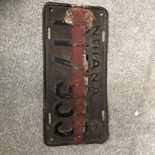1935 INDIANA License Plate Tag Original T17 933 Truck picture
