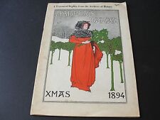 1894, Saturday December 15 - Christmas Issue-HARPER'S BAZARAR-1971 Reproduction. picture