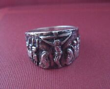Sterling silver ring - Crucifixion of Christ - 2392 picture