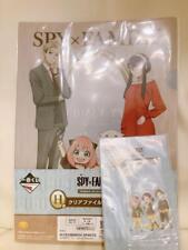 Ichiban Kuji SPY×FAMILY Acrylic Stand & Clear File Set of 2 From Japan #2010 picture