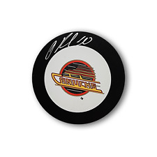 Pavel Bure Autographed Vancouver Canucks Hockey Puck (Large Logo) picture