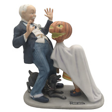 Norman Rockwell Trick or Treat Porcelain Figurine - 1980 Danbury Mint #541 picture