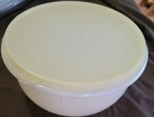 Vintage Tupperware White 12 Cup Mixing Bowl 272 & Shear Seal 230 picture