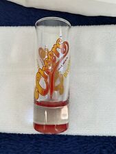 CLEAR CHEERS BOSTON SHOT GLASS 4 INCHES HOLDS 2 OZS picture