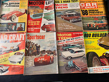 MOTOR TREND Car Craft SPORTS CAR Motor Life 1950s/60s CLEAN Magazines  picture
