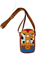 Disney Bag, Cross Body, Toy Story Sheriff Woody Character Close Up Brown picture