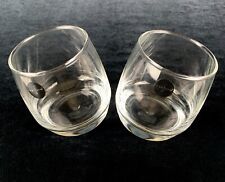 Pair of Sagaform Rocking Tumblers 2 Roly Poly Whiskey Glasses Excellent picture