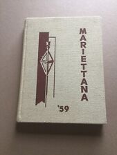 1959 Marietta Mariettana High School Yearbook Ohio  L1 picture