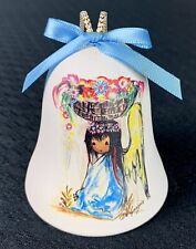 Degrazia Angel Bell Christmas Ornament - Ceramic, Limited Edition Vintage 1995 picture