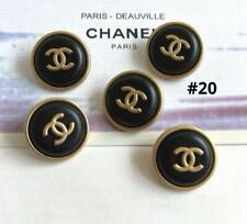 CHANEL Vintage Button parts Lot 5 set 2.2cm #9538 picture