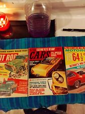 Lot Of 3 Vintage Car Magazines 50s/60s picture