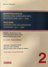 WW1 WW2 German Niemann Price Guide 2 Orders Decorations 1871-1945 Reference Book picture