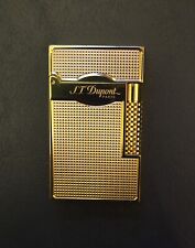 NO RESERVE - BRAND NEW - S.T. Dupont Ligne 2 Diamond Head GOLD Lighter picture