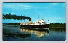 Manitoulin Island-Ontario, SS Norisle, Antique Vintage Souvenir Postcard picture