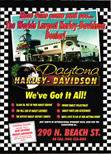 Daytona Harley-Davidson Vintage Print Advertisement picture