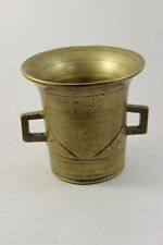 Antique Heavy Brass Mortar used to Grind Powders picture