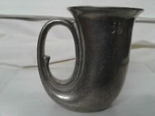 Vintage pewter horn mug HPW USA 5