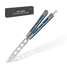 FLISSA Butterfly Balisong Trainer Smooth Practice Alu Handle No Offensive Blade picture