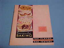 1935 ARM & HAMMER & COW BRAND BAKING SODA RECIPE BOOKLET SUCCESSFUL BAKING picture