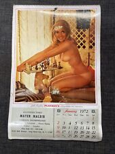 Vintage Playboy Playmate Calendar 1972 Complete ALL 12 months picture