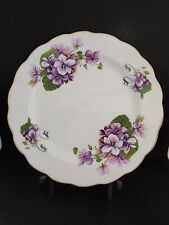 Vintage Royal Albert Fine China Salad Plate Purple Pansies picture