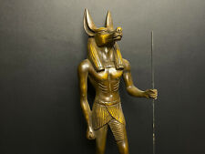 Fantastic Egyptian god of after life Doctor Anubis figurine -Holding Was-scepter picture