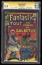 Fantastic Four #48 CGC GD+ 2.5 Signed Stan Lee SS Marvel 1966 picture