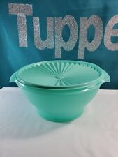 New Tupperware Servalier Salad Large Serving Bowl Light Teal 17 Cup Sale New picture
