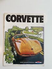 Original 1974 Chevrolet Corvette Sales Brochure *Excellent Condition* picture