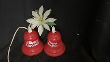 RARE Vintage NOMA Light Up Cluster Bells 2  Merry Christmas - Happy New Year picture