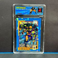 1991 Impel Treats Wolverine Atomic Cracked Ice Altered Refractor RazorSlabs  picture