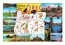 Greetings from Oregon Vintage Postcard picture