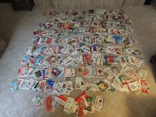 VINTAGE LOT OF APPOX. 925 USED CHRISTMAS/HOLIDAY CARDS 40's 50's 60's 70's etc. picture