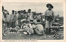 PC CPA BATAVIA Harbour Curio slers at the pier INDONESIA (a17589) picture
