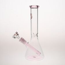 H25cm Pink Cute Printing Smoking Glass Bong Pipe/10inch Water Bong Hookah Pipe picture