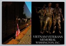 Vietnam Veterans Memorial Washington D.C. Unposted Postcard picture