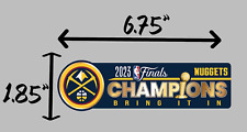 Denver Nuggets 2023 NBA Final Champions 1.85