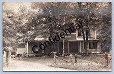 Real Photo Undercliff At St Huberts Adirondacks NY New York RP RPPC Postcard G26 picture