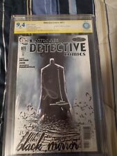 batman detective comics 871 CBCS 9.4 Double Signed. Snyder And Jock picture