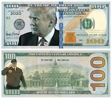 100pk In Trump We Trust  2020 Dollar Bills  MAGA Novelty Funny Money picture
