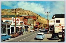 Nevada Virginia City Street Scene Vintage Postcard picture