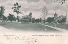 Postcard Washington Square Cedar Rapids IA picture