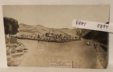 1817 PITTSBURGH PA. RARE VIEW OF POINT COPYRIGHT PETRIE RPPC REAL PHOTO POSTCARD picture