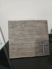 In Christ Religious Wall Or Desk Plaque Picture picture