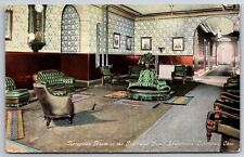 Columbus Ohio~Deaf & Dumb Institution Interior~Reception Room~1911 Postcard picture